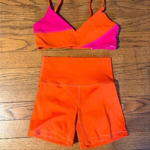 Vibrant Orange and Pink, Jo  & Jax Dancewear Set